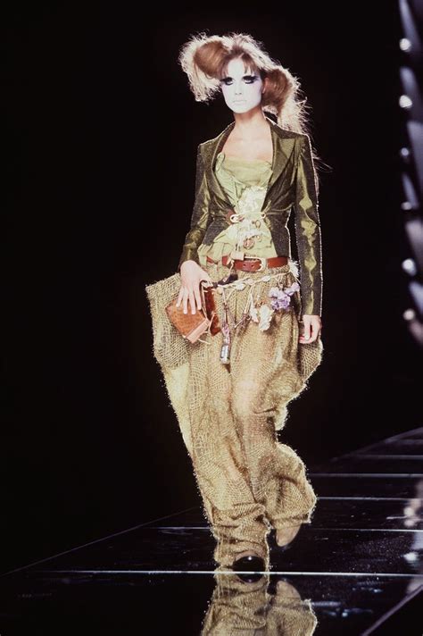 john galliano dior yellow dress|John Galliano 2000 haute couture.